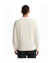Men's Barbour Newtown Crew Neck Sweater - Antique White