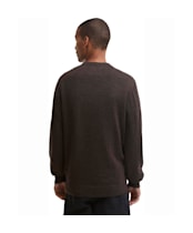 Men's Barbour Mineral Tartan Crew Neck Jumper - Peat