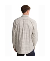 Men's Barbour Sporting Tattersall Shirt - Long Sleeve - Dark Bordeaux