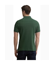 Men's Barbour Tartan Pique Polo Shirt - Sycamore Green