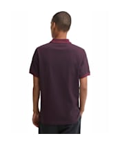 Men's Barbour Sports Polo Mix Shirt - Bordeaux