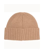 Women's Barbour Annette Knitted Beanie Hat - Classic Beige