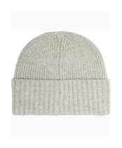 Women's Barbour Annette Knitted Beanie Hat - WINTER LINEN
