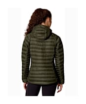 Women's Rab Microlight Alpine Down Hooded Jacket - Army