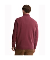 Men's Barbour Nelson Essential Half Zip Sweater - Mauve