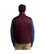 Men's Barbour Finn Gilet - Dark Bordeaux