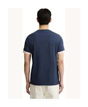 Men's Barbour International Deep Cuff Evan Tipped T-Shirt - Oxford Navy