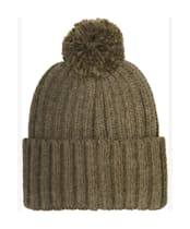 Men's Barbour Kelson Pom Beanie Hat - Olive