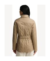Women's Barbour Cavalry Polarquilt Jacket - LT TRENCH/PEARL