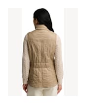 Women's Barbour Cavalry Gilet - LT TRENCH/PEARL