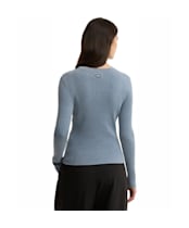 Women's Barbour International Seren Knitted Jumper - Washed Pearl Blue