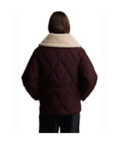 Women's Barbour Eva Puffer Jacket - Fig / Shadow Classic
