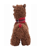 Barbour Dog Llama Toy - BROWN/ CARDINAL