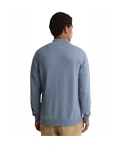 Men’s Barbour Cotton Half Zip Sweater - Tarn Blue