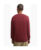 Men's Barbour Pima Cotton Crew Neck Sweater - Russet