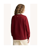 Women's Barbour Hartland Crew Sweatshirt - Cranberry Red