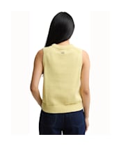 Women's Barbour Avon Knitted Vest - Soured Citrus
