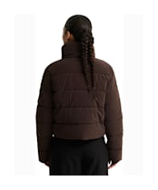Women's Barbour International Halina Faux Velvet Puffer Jacket - Truffle
