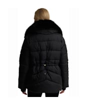 Women's Barbour International Cyrus Puffer Jacket - Black
