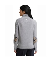 Women’s Barbour Pendle Roll Collar Sweater - GREY MARL/HESSIA