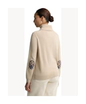 Women’s Barbour Pendle Roll Collar Sweater - Honey / Birchwood