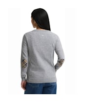 Women’s Barbour Pendle Crew Knit Sweater - Grey Marl / Birchwood