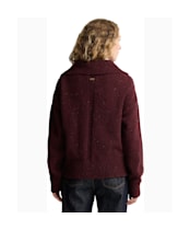 Women's Barbour Lavensdale Half Zip Knitted Jumper - Fig