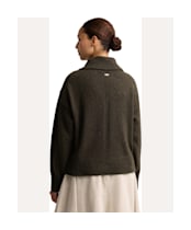 Women's Barbour Lavensdale Half Zip Knitted Jumper - Olive