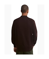 Men's Barbour Ronson Tartan Trim Half Zip - Peat