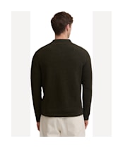 Men's Barbour Bearsted Knitted Zip Polo Shirt - Sage