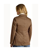  Women's Joules Albury Herringbone Jersey Blazer - Check