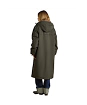 Women's Joules Coverall Oversized Fleece Lined Waterproof Coat - Green