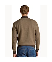 Men's Joules Highland Roll Neck Jumper - Brown