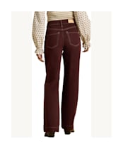 Women's Joules High Rise Wide Leg Jeans - Chocolate Brown