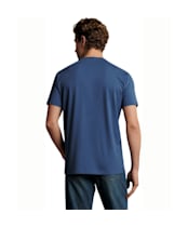 Men's R.M. Williams Parson Mini Longhorn Logo T-Shirt - Mid Blue