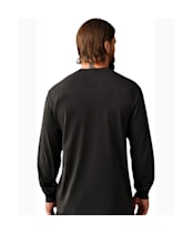  Men's Filson Long Sleeve Outfitter Pocket T-Shirt - Faded Black