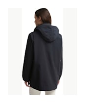 Women's Barbour Border Waterproof Jacket - Black / Classic Tartan