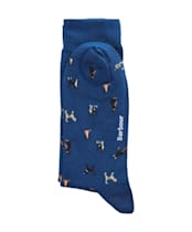  Men's Barbour Mavin Socks - Deep Blue / Dog