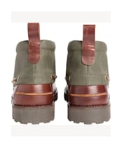 Men's Barbour Harle Mid Chukka Boots - Mahogany / Olive