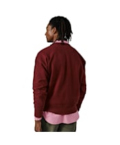 Men's Aubin Brandon Crew Neck Sweater - Oxblood