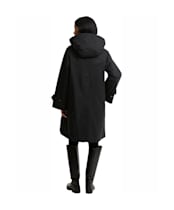 Women's Barbour Harleigh Waterproof Jacket - Black / Shadow Classic