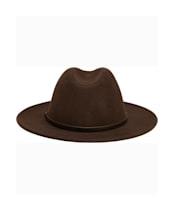 Women's Joules Grove Wool Fedora - Chocolate Brown