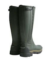 Men's Hunter Balmoral Full Zip Neoprene Lined Wellington Boots - Dark Olive