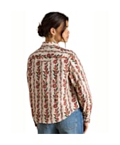 Women's Joules Evelyn Boxey Shirt  Cream