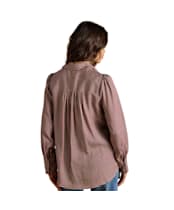 Women's Joules Tabby Blouse - Brown Houndstooth