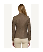 Women’s Holland Cooper Knightsbridge Double Breasted Blazer - Large Brown Herringbone
