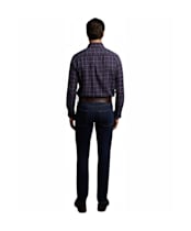 Men's Holland Cooper Classic Button Down Shirt - Copper / Navy Check