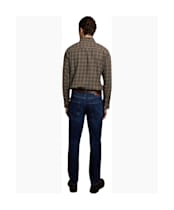 Men's Holland Cooper Classic Button Down Shirt - Ruby / Khaki Check
