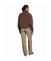 Women's Holland Cooper Essential Relaxed Fit Quarter Zip Sweat - Walnut