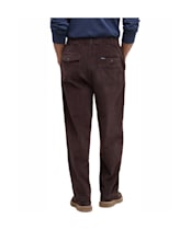 Men's Barbour Stretch Cord Relaxed Fit Trouser - Dark Oak